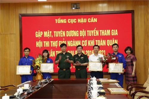 Công ty Cổ phần 22 tham gia hội thi thợ giỏi ngành cơ khí toàn quân lần thứ V giai đoạn 2016-2021